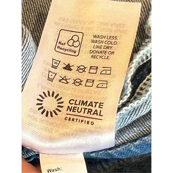 Reformation Women's Blue Pure Organic Cotton Balia Denim Midi Dress Size 8 - Picture 11 of 11